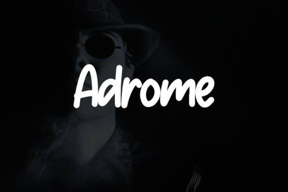 Adrome: A Versatile Script Font for Modern Web Design