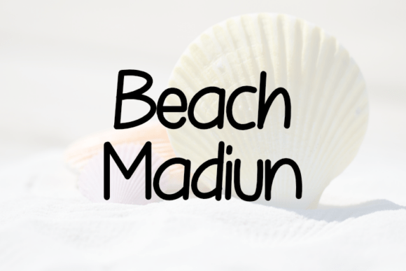 Beach Madiun: A Versatile Script Font for Editorial Design
