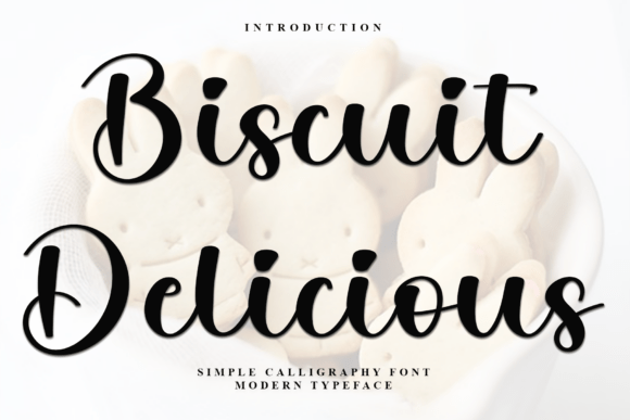 Biscuit Delicious: A Festive Typeface for Branding