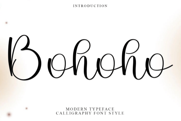BohoHo: The Festive Typeface for Holiday Campaigns