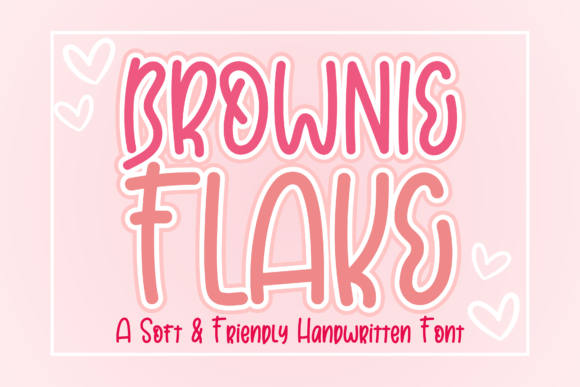 Brownie Flake: A Warm Handwritten Font for Makers