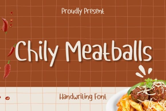 Chilymeatballs Regular: A Playful Handwritten Typeface