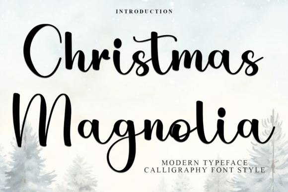 Christmas Magnolia Font: Elevate Holiday Campaigns