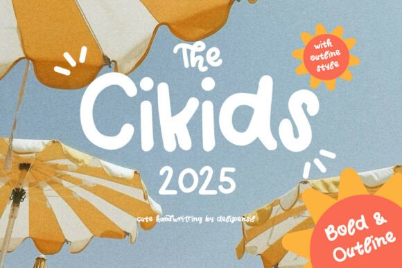Cikids: A Playful Handwriting Font for Web Design