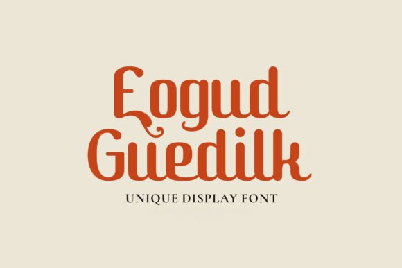 Eogud Guedilk: A Serif Typeface for Editorial Grace