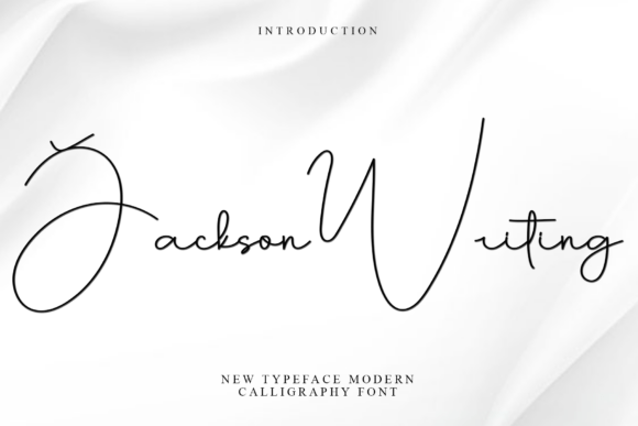 Jackson Writing: A Soft Script Typeface for Modern Brands