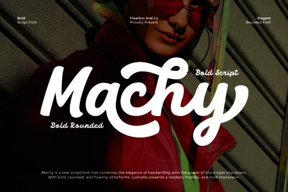 Machy: A Bold Script Font for Editorial Impact