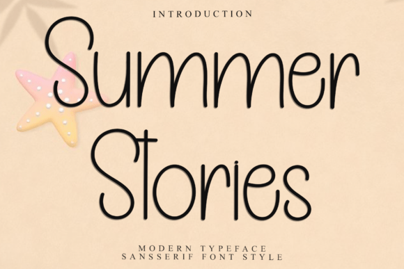 Summer Stories: A Minimal Typeface for Modern Brands