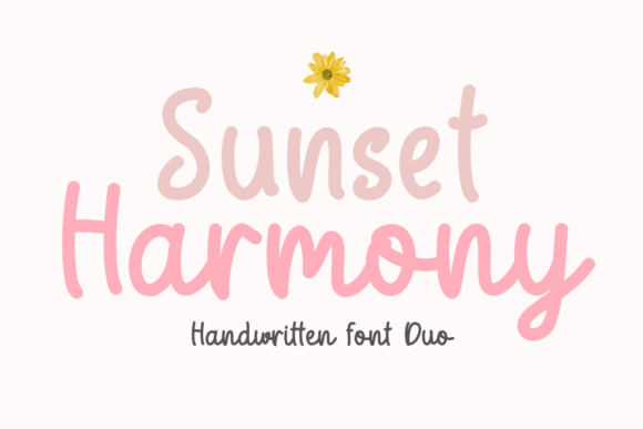Sunset Harmony Font for Handmade Brands