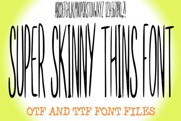Super Skinny Thins Abc Lettering: A Designer’s Guide