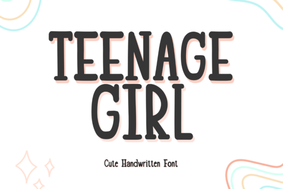 Teenagegirl 1: A Playful Font for Editorial Design