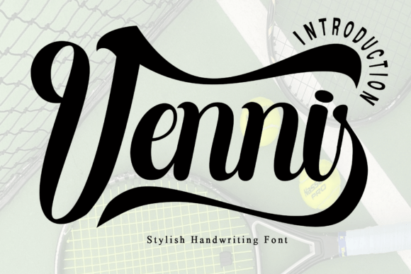 Tennis Script Font: Elegant Typography for Crafters