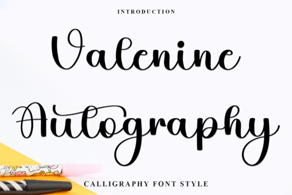 Valenine Autography Font for Handmade Brands